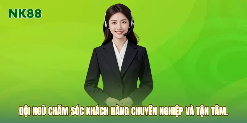 Đội ngũ Chăm sóc khách hàng chuyên nghiệp và tận tâm