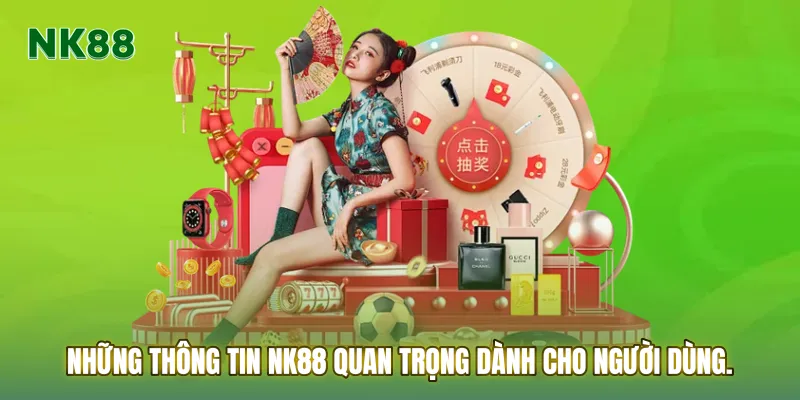 Những thông tin quan trọng dành cho người dùng
